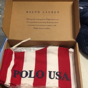 Ralph Lauren Stripped French terry shorts.